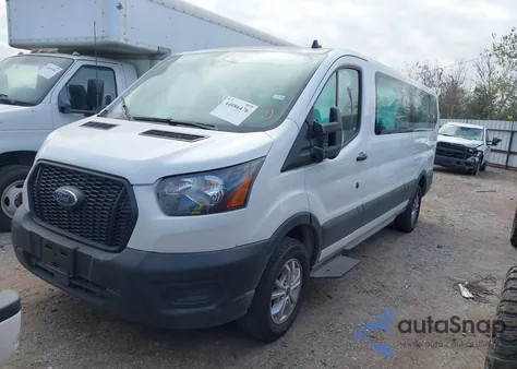 2024 Ford Transit-350 Passenger Van Xl z USA, uszkodzony, nr VIN 1FBAX2Y81RKB45396